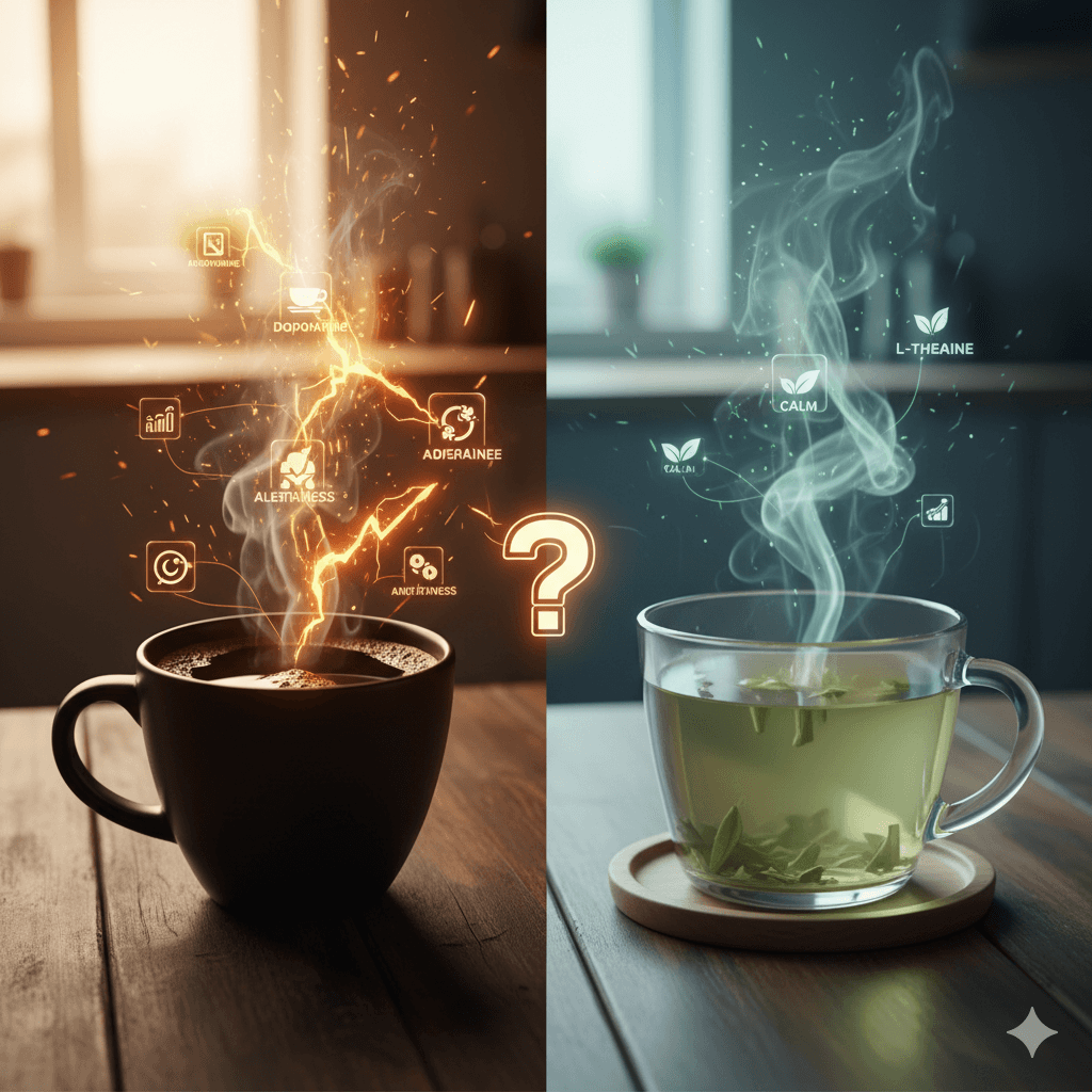 🍵 Green Tea vs. Coffee: Which Is Better for Your Health?