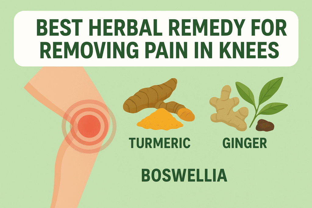 Best Herbal Remedy for Knee Pain: Turmeric + Ginger + Boswellia