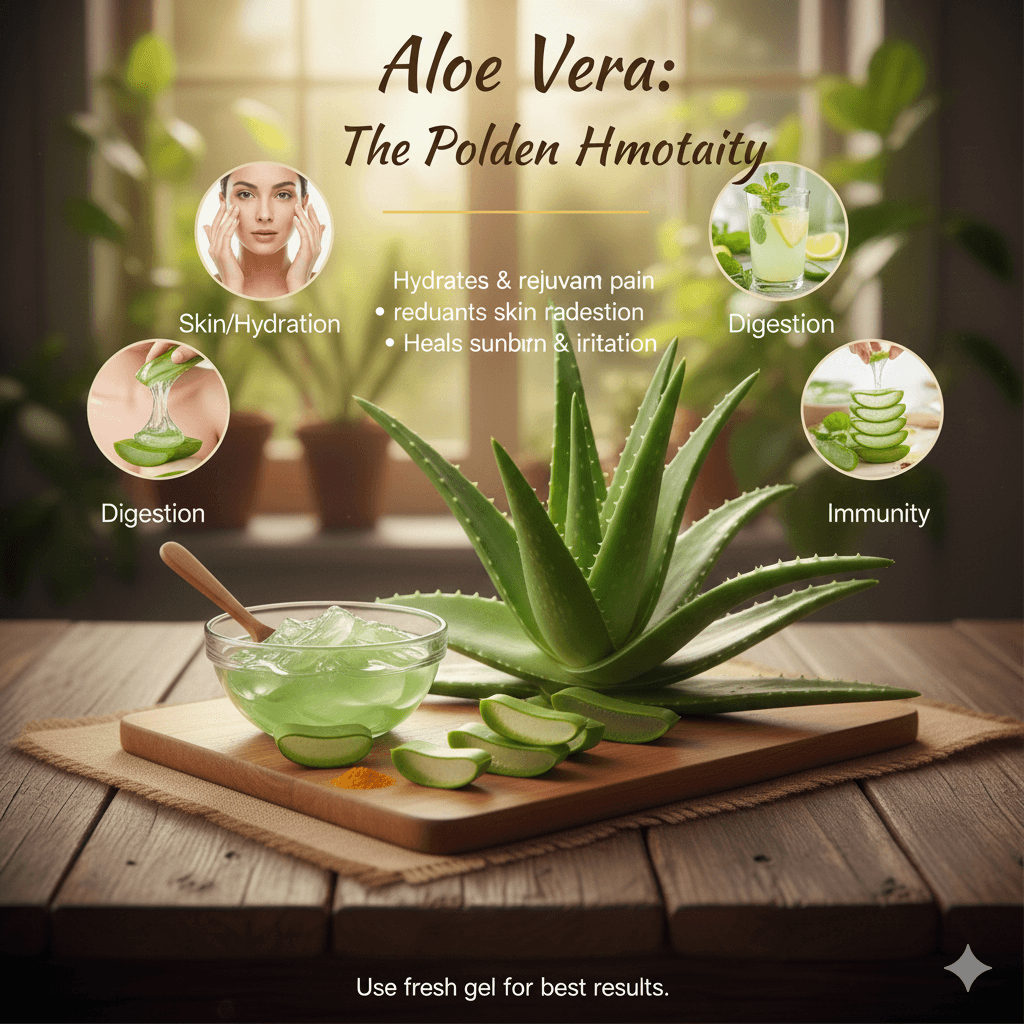 aloe vera plant benefits skin hydration digestion healing sunburn