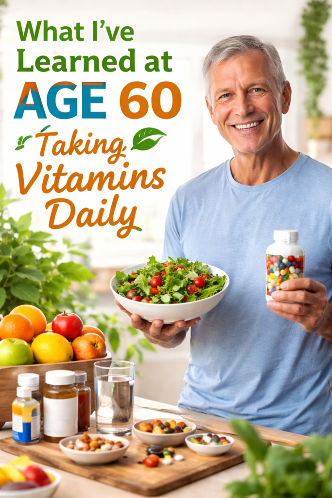 What I’ve Learned at Age 60: Taking Vitamins Daily Taught Me These Life-Changing Health Lessons