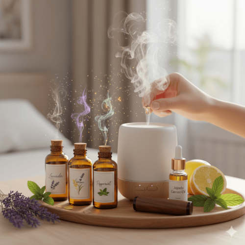 🌸 Aromatherapy 101: Essential Oils for Stress, Sleep, and Energy