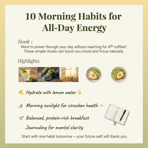 10 Morning Habits for All-Day Energy